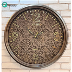 ساعت دیواری ولدر Welder مدل 7012، ساعت دیواری سایز 70 با عقرب های متفاوت، دارای رنگ بندی، شماره برجسته مولتی با فونت لاتین، دارای موتور درجه یک میتسو، رنگ تیتانیوم
