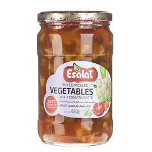ترشی مخلوط با رب گوجه فرنگی هفت بیجار 680 گرمی اصالت Esalat Mixed Pickled Vegtable With Tomato Paste 680 gr