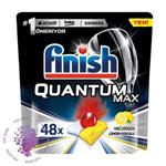 قرص ماشین ظرفشویی فینیش کوآنتوم لیمویی Finish Quantum بسته 48 عددی 