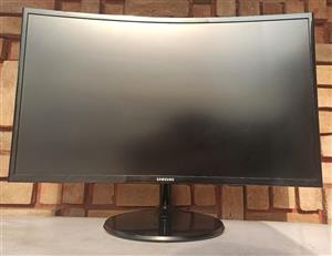 مانیتور خمیده سامسونگ مدل LC27F390FHM سایز 27 اینچ (توضیحات با دقت مطلالعه شود)