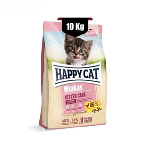 غذای خشک بچه گربه کیتن هپی کت HAPPY CAT Minkas KITTEN CARE 10Kg 