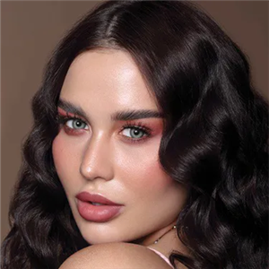 لنز رنگی فصلی دهب صابرین گری گرین Dahab sabrin gray green