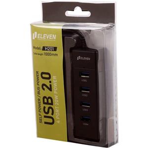 هاب 4 پورت USB 2.0 ایلون مدل H201 کد 6785