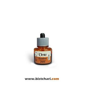رنگ اکولین رنگ Deep orange حجم 40 ml برند وستا Vesta