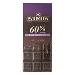 شکلات تخته ای تلخ 60 درصد 80 گرمی پارمیدا