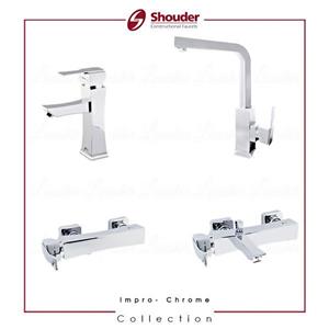 ست شیرالات شودر سری ایمپرو کروم