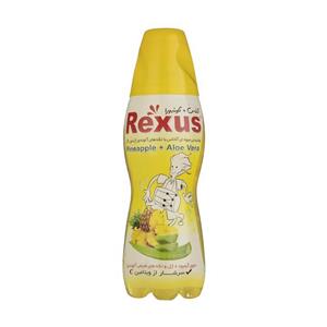 نوشیدنی میوه‌ای آناناس با تکه های آلوئه‌ورا 330 میلی‌لیتری رکسوس Rexus Taste of Pineapple and Aloe Vera Fruity Drink - 330 ml