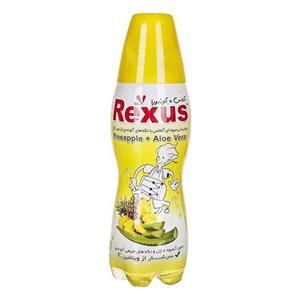 نوشیدنی میوه‌ای آناناس با تکه های آلوئه‌ورا 330 میلی‌لیتری رکسوس Rexus Taste of Pineapple and Aloe Vera Fruity Drink - 330 ml