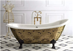 وان حمام badab باداب مدل کلاسیک طلایی سایز 160*70*70