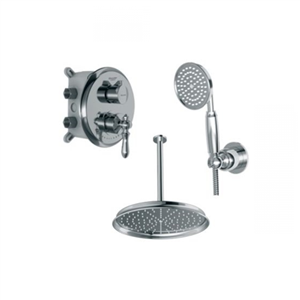 شیر دوش توکار شودر مدل زیگموند تیپ 3 brass