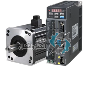 سروو موتور delta دلتا 1kw کیلووات ترمزدار 1000 دور rpm مدل ECMA-G21309S9 کد درایو ASD-B2-1021-B سری (دارای کابل و کانکتور) 