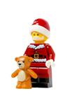 لگو Ninjago - Santa Claus and Teddy Bear مینی فیگور اصلی بابا نوئل خرس عروسکی