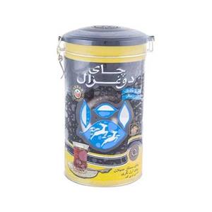 چای ممتاز ارل گری قوطی فلزی دوغزال 500 گرمی