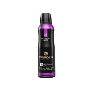اسپری زنانه میدنایت رز وودلایک WOODLIKE MEDNIGHT ROZE حجم 200 میلی لیتر