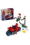 لگو ® Marvel Motorcycle Chase: Spider-Man vs. Doctor Octopus 76275 Building Set (77 Pieces) 