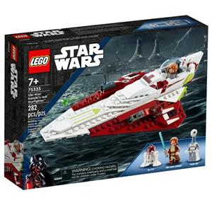لگو ست ساخت و ساز اسباب بازی ستاره جنگ ستارگان Obi-wan Kenobi's Jedi Starfighter 75333 (282 قطعه)