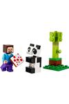 لگو Minecraft 30672 Steve and Baby Panda Polybag 35 تکه