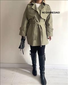 ترنچ کت wet قد کوتاه 