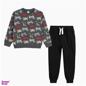 ست سویشرت و شلوار بچگانه کول کلاب طرح سگ ها