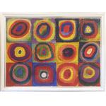 تابلو طرح پازل 1500 تکه راونزبرگر مدل Color Study of Squares and Circles,1913 Kandinski