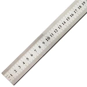 خط کش فوسکا مدل فلزی سایز 20 سانتی متر Foska 20cm Stainless Steel Ruler