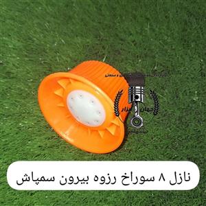 نازل سمپاش مدل 8 سوراخ رزوه بیرون بسته 5 عددی