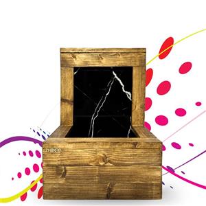 آبنما پرده آب مدل رومیزی چوب روسکد emr05
