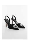 کفش مجلسی و کلاسیک پاشنه جواهری زنانه اورجینال و اصلی | برند منگو Mango | کد MGC5
