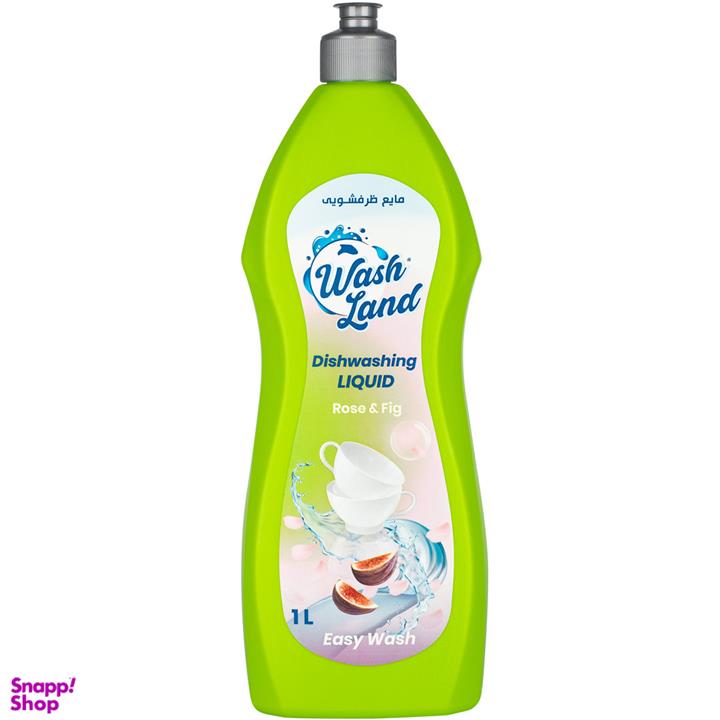 مایع ظرفشویی انجیر و گل 1 لیتری واش لند