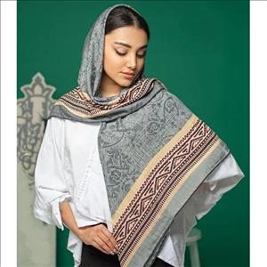 روسری نخی دور دست دوز کد 133