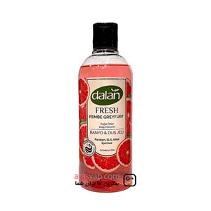 شامپو بدن گریپ فروت دالان DALAN سری FRESH گلیسیرینه و نرم کننده حجم 500 میل 