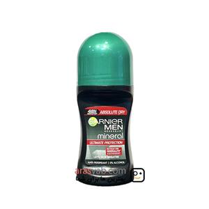 دئودورانت مردانه گارنیر مدل Absolute Dry ماندگاری 48 ساعته حجم 50 میل