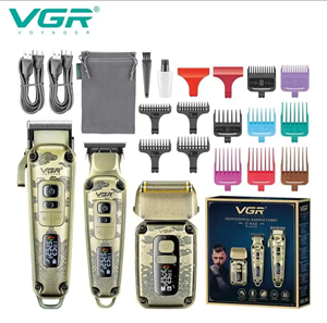ست ماشین اصلاح سه کاره وی جی آر VGR مدل V-642