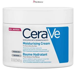 کرم مرطوب کننده آبرسان پوست مختلط تا خشک سراوه | از بین برنده اگزما ،