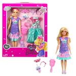 عروسک باربی با لباس خواب My First Barbie کد HMM66 