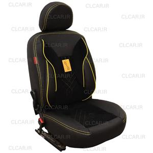 روکش صندلی پراید 131 طرح سناتور زرد چرم و مخمل (سفارشی)...