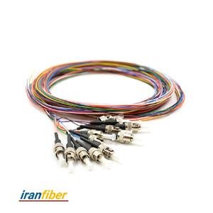 پیگتیل سینگل مد 12رنگ FC-UPC/SM/SX/0.9mm/1.5M