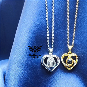 گردنبند عشق مدل صد زبان دنیا GD41