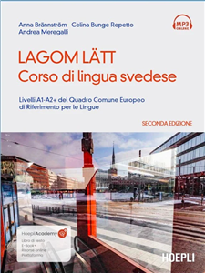 کتاب سوئدی Lagom lätt. Corso di lingua svedese. Livelli A1-A2 به همراه فایل صوتی 