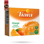 پودر ژله تیارا tiara طعم پرتقال Orange وزن 85 گرم بسته 12 عددی