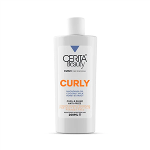 شامپو مغذی موی فر ضدوز و آبرسان سریتا Cerita Beauty Curly Hair Shampoo 200ml