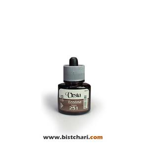 رنگ اکولین رنگ Sepia حجم 40 ml برند وستا Vesta