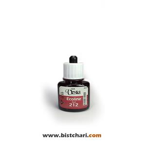 رنگ اکولین رنگ Red حجم 40 ml برند وستا Vesta