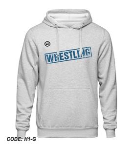 هودی طوسی دورس داخل کرک طرح ورزش کشتی مردانه کد H101