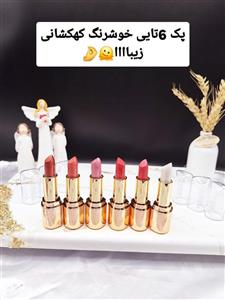 پک رژ لب جامد مات 6 عددی شاین دار میس بتی Miss Betty کد K 3382