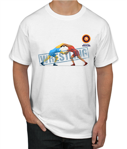 تیشرت ورزشی طرح کشتی مردانه کد PT103