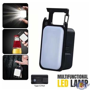 چراغ آهنربایی شارژی LED چندکاره دارای نور پلیسی