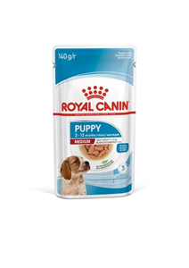 پوچ توله سگ مدیوم پاپی رویال کنین وزن 140 گرم | Medium Puppy Pouches