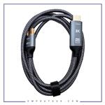 کابل دیسپلی به اچ دی ام ای 2 متر کوتسی Coteci Dp To Hdmi HD 8K Cable 87406