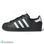 کتانی مردانه ادیداس طرح اصلی Adidas Super Star Black White